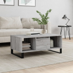 Diivanilaud, hall sonoma tamm, 90x50x36,5cm, tehispuit