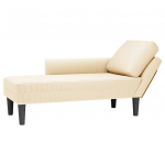 Lamamistool padjakreemiga velvetist kangaga