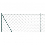 Ahela link aed postidega roheline 0.8 x 10 m teras