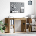 Laud riiuliga k&auml;sit&ouml;&ouml;puu 130 x 50.5 x 75 cm tehispuit