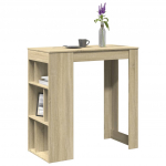Baarilaud riiulitega, sonoma tamm, 102x50x103,5 cm tehispuit