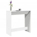 Baarilaud, valge, 102 x 50 x 103,5 cm tehispuit
