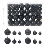 J&Otilde;ULUKAUNISTUSED 100 TK MUST &Oslash;3/4/6 CM