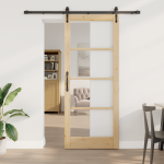 Liuguks koos tarvikute komplektiga 86x211 cm kvaliteetne m&auml;nnipuit