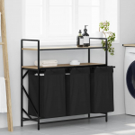 Pesukorv 3 sektsiooniga riiulitega, Sonoma tamm