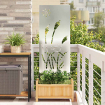 Aia privaatsuse kate h&otilde;bedane 50 x 140 cm tsingitud teras