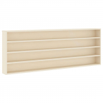 Seina kuvakarp riiuliga Beež 100 x 8,5 x 36 cm Tehispuit