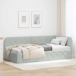Nurga voodiraam Helehall 90 x 200 cm Samet