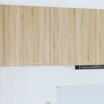 Seinakapp ladustamisega sonoma tamm 80 x 31 x 80 cm tehispuit