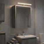 Vannitoa peeglikapp Betoonhall 43 x 16 x 62.5 cm Tehispuit