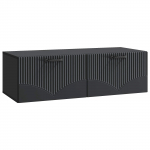 Rippuv TV kapp Must 98 x 41 x 30 cm Tehispuit