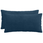 Diivanipadi 2 tk ALMELO tumesinine 40 x 70 cm manchester