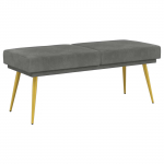 Kahekordne pink Tumehall 120 x 45 x 46 cm Samet