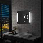 Vannitoa LED-seinapeegel puutetundliku anduriga 80 x 60 cm