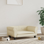 Koeravoodi, kreemjas , 70 x 45 x 30 cm, kunstnahk