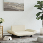 Koeravoodi, kreemjas , 70 x 45 x 28 cm, kunstnahk