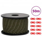 Telgi n&ouml;&ouml;r helkuri ja kinnitusaasadega, 50 m 5 mm