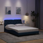 VOODIRAAM LED-IGA ILMA MADRATSITA, SININE, 140X200 CM, KANGAS
