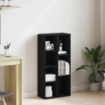 Raamaturiiul must tamm 50 x 25 x 104 cm t&ouml;&ouml;deldud puit