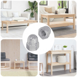 K&uuml;&uuml;nise p&auml;hklid 2 tk h&otilde;bedane 12,8 x 12,8 x 6,5 cm teras