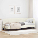 Nurga voodiraam cream 80 x 200 cm Samet