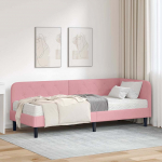 Nurga voodiraam Roosa 80 x 200 cm Samet