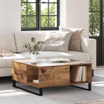 Kohvilaud vana puit 80 x 80 x 36,5 cm tehispuit
