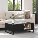 Kohvilaud must tamm 90 x 60 x 35 cm tehispuit