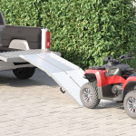 Ratastega tooli rampp 270 kg H&otilde;bedane 92 x 73 x 5 cm Alumiinium
