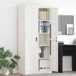 Hoiukapp 2 tk valge 80 x 40 x 180 cm teras