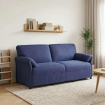 3-kohaline diivan Politsei sinine 198 x 83 x 95 cm Samet