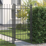 Tara aed HORST 100 x 175 cm Metall Must Lukustatav