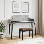 Stuudio laud Betoonhall 110 x 36 x 19,5 cm Tehispuit