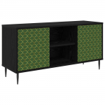 Telerikapp GELEEN 102 x 33 x 51 cm Must tamm Tehispuit