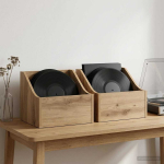 LP plaadikarbid 2 tk Artisan tamm 37 x 33 x 32 cm Tehispuit