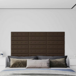 Seina Peatsid 12 tk Pruun 60 x 15 cm Kunstnahk