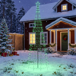 LED j&otilde;ulupuu 300 cm 390 LED-i Mitmev&auml;rviline Teras Must