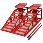 Autoremondi ramp 2 tk, punane, teras