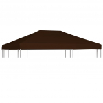 Varjualuse katus 310 g/m&sup2; 3 x 4 m, pruun