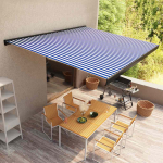 MOOTORIGA VARIKATUS 350 X 250 CM, SININE JA VALGE