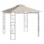Lehtla 3 x 3 x 2,7 m, kreemjas, 160 g/m&sup2;