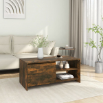Diivanilaud, suitsutatud tamm, 102 x 50 x 45cm, tehispuit