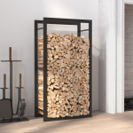 K&uuml;ttepuude rest, mattmust, 50x28x94 cm, teras