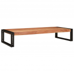 Vannitoa riiul riiuliga pruun 120 x 50 x 23 cm tugev akatsiapuu