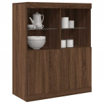 PUHVETKAPP PRUUN TAMM 81X37X100 CM ENGINEERED WOOD