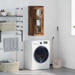 Seinakapp vana puit 34,5 x 34 x 90 cm kunstlik puit ja klaas