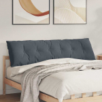 Seljatugi padi tumehall 180 x 50 cm korter kangas