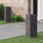 P&auml;ikese LED k&auml;igutee tuli 2 tk must k&uuml;lmvaltsitud teras