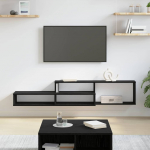 Seinakinnitusega TV alus 150x25x28,5cm tehispuit