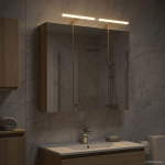 Vannitoa peeglikapp Sonoma tamm 70 x 14,5 x 70 cm Tehispuit